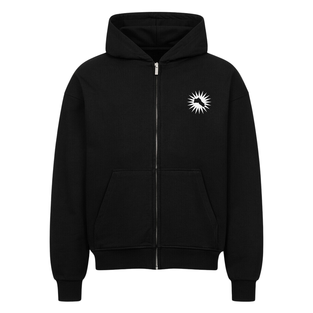 Boazadi Oversized Zipper Hoodie